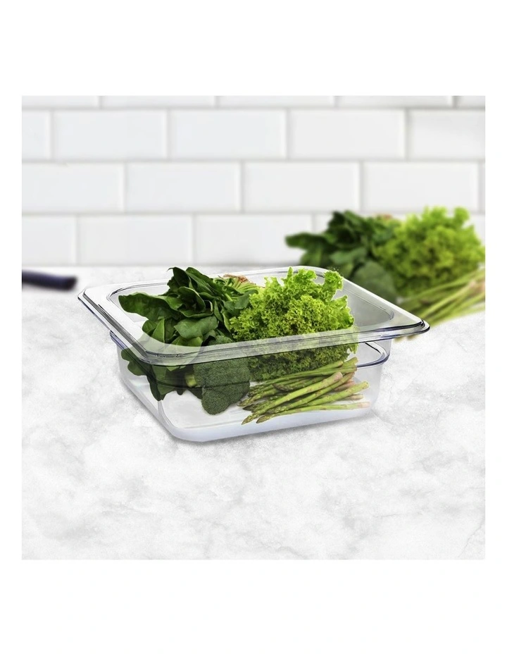 SOGA 65mm Clear Gastronorm GN Pan 1/6 Food Tray Storage image 2