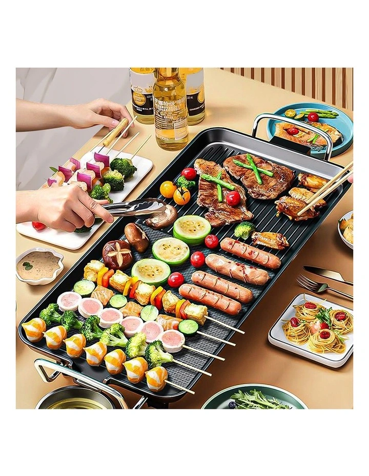 SOGA 68cm Electric Non-Stick BBQ Grill Plate for 6-8 People image 6