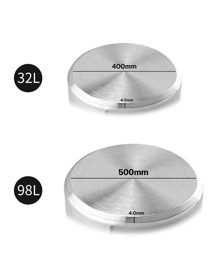 SOGA 18/10 Stainless Steel Stock Pot Set 32L & 98L image 5