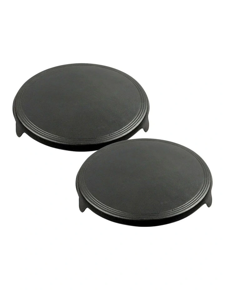 SOGA 2X 33cm Reversible Cast Iron Crpe Pan image 1