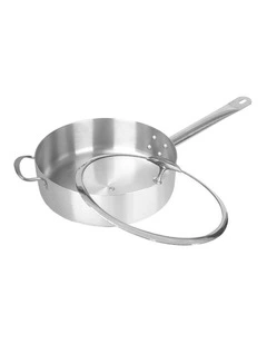 SOGA 26cm Stainless Steel Induction Saucepan with Lid