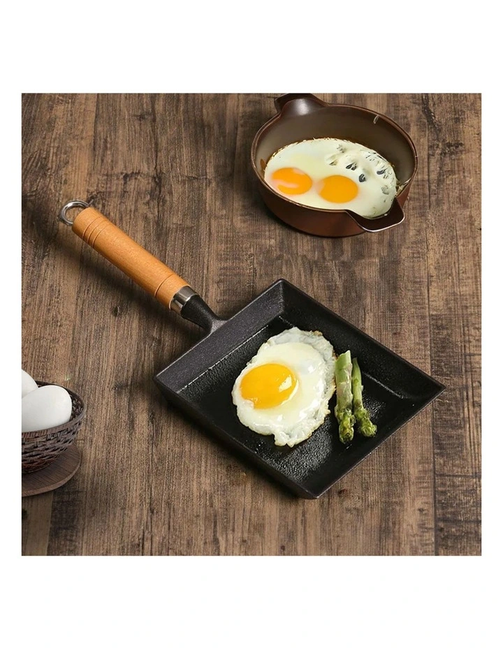 SOGA Cast Iron Tamagoyaki Fry Pan image 4