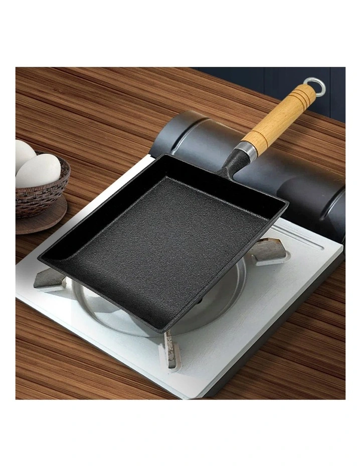 SOGA Cast Iron Tamagoyaki Fry Pan image 6