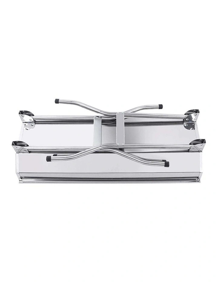 SOGA 2x Skewers Grill Portable Stainless Steel Charcoal BBQ Outdoor 6-8 Persons image 6
