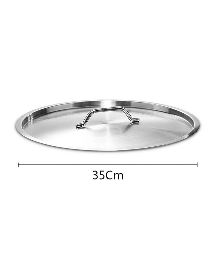 SOGA Stainless Steel Stock Pot 35cm Lid Only image 4
