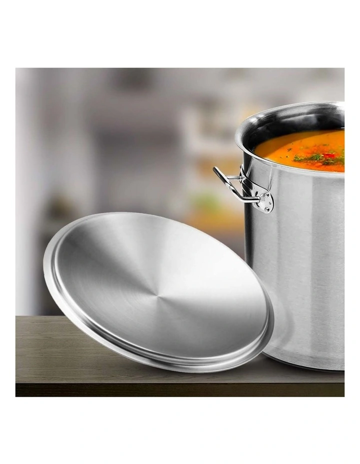 SOGA Stainless Steel Stock Pot 35cm Lid Only image 6