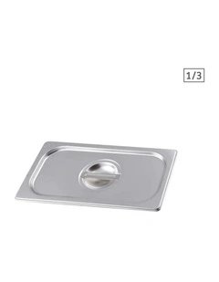 SOGA Stainless Steel Gastronorm Pan Lid 1/3