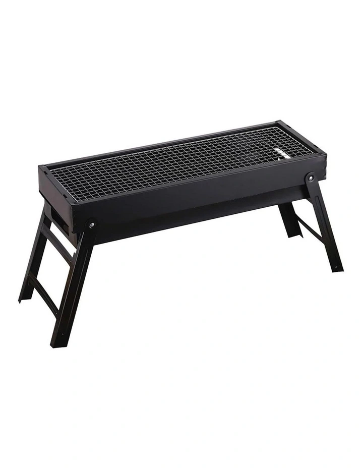 SOGA 60cm Portable Folding Box-Type Charcoal BBQ Grill image 1