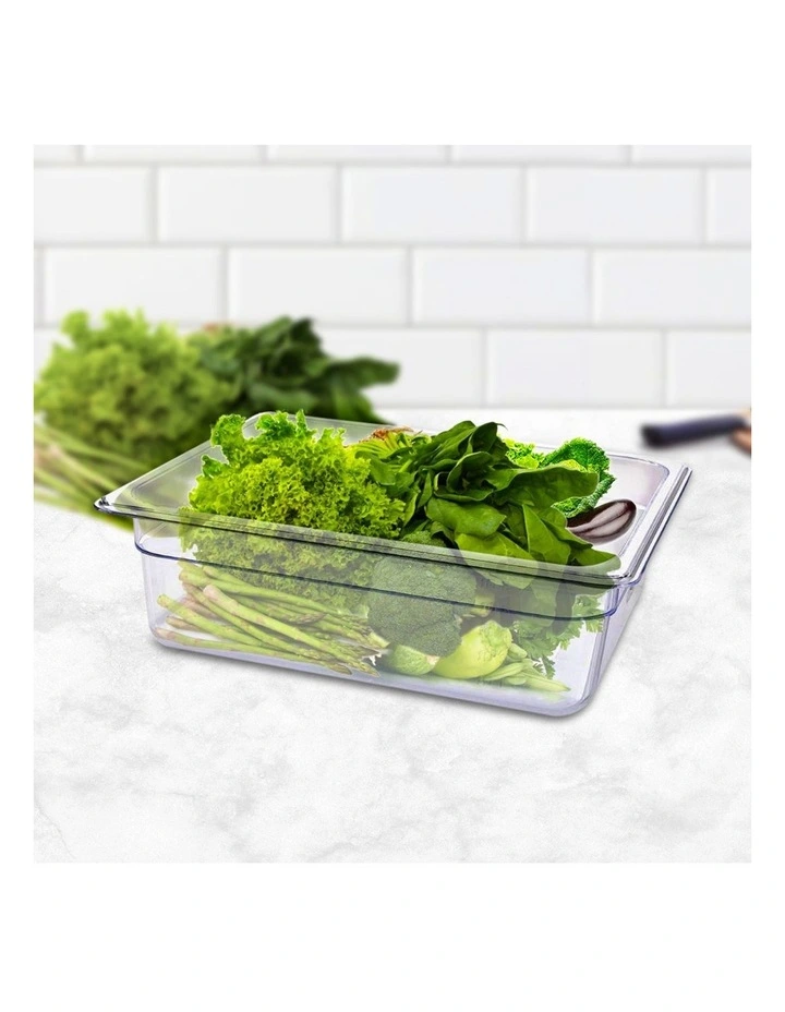 SOGA 150mm Clear Gastronorm GN Pan 1/2 Food Tray Storage image 2