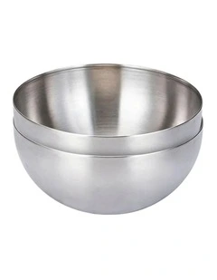 SOGA 15cm Salad Bowl Silver Stainless Steel