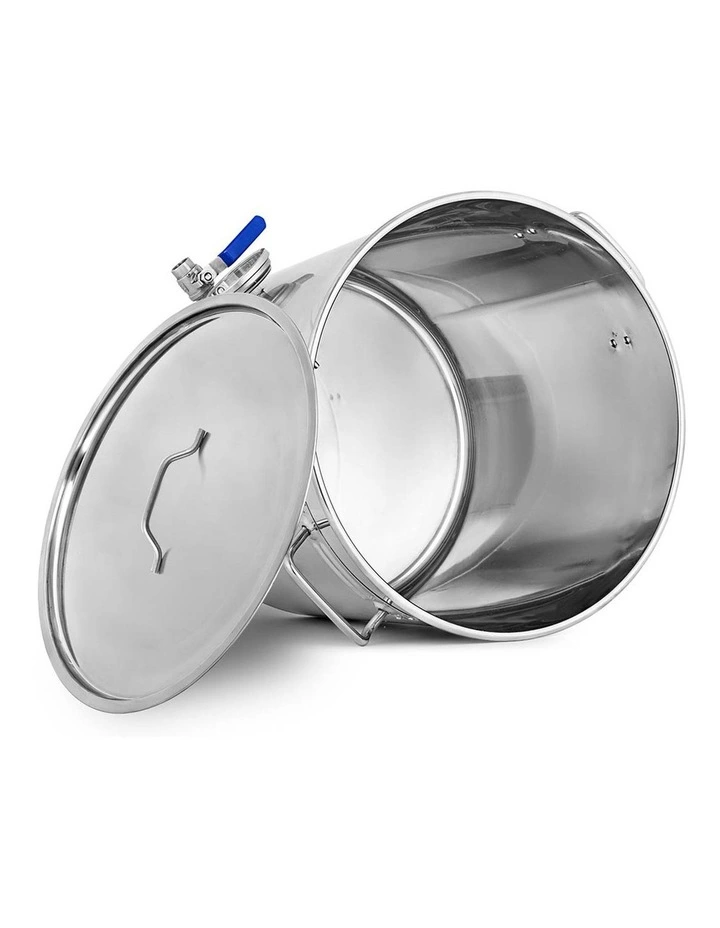 SOGA Stainless Steel Brewery Pot with Beer Valve 50L image 7