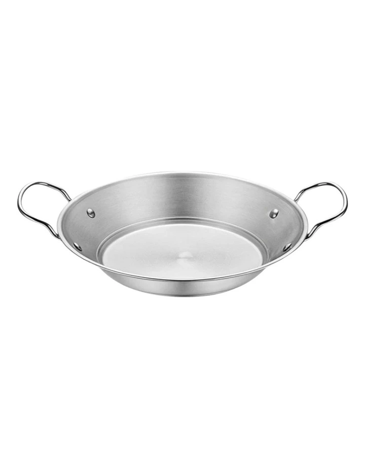 SOGA 21cm Dry Pot Silver Stainless Steel image 1