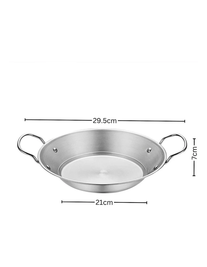 SOGA 21cm Dry Pot Silver Stainless Steel image 6