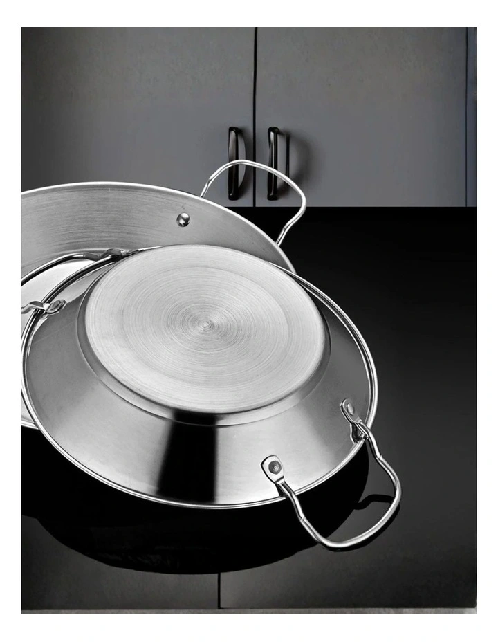 SOGA 21cm Dry Pot Silver Stainless Steel image 7