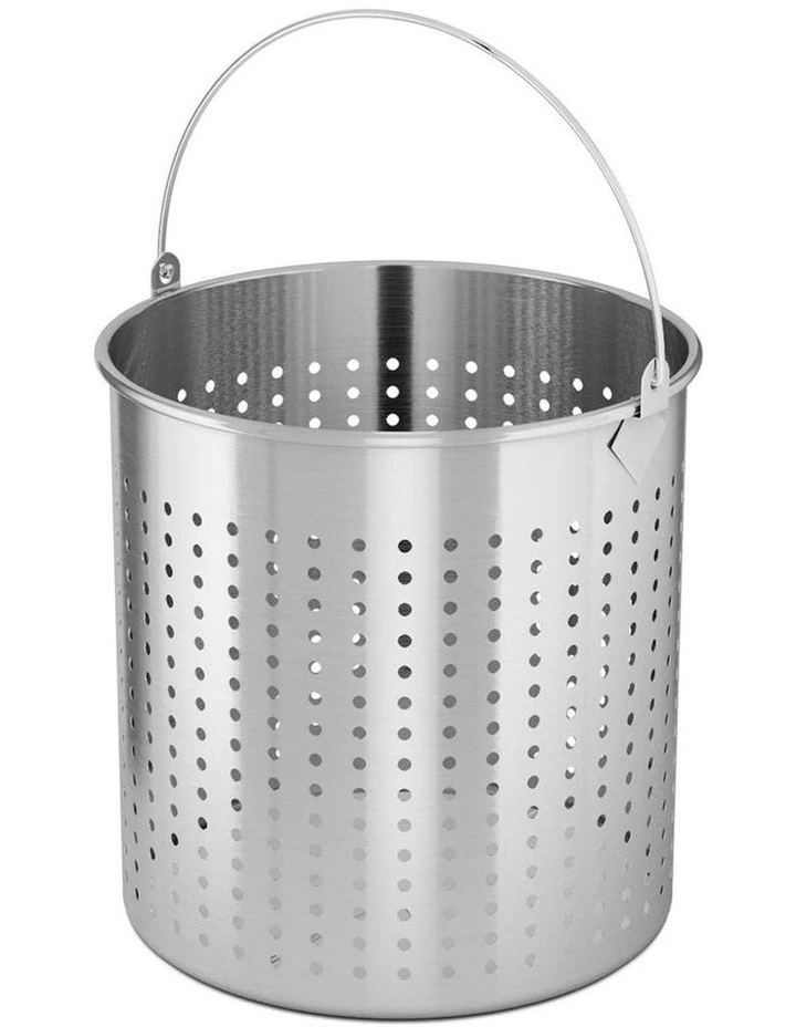 SOGA 2X 18/10 Stainless Steel 33L Perforated Stock Pot Basket image 3