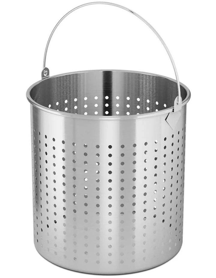 SOGA 18/10 Stainless Steel Perforated Stock Pot Basket 12L image 3