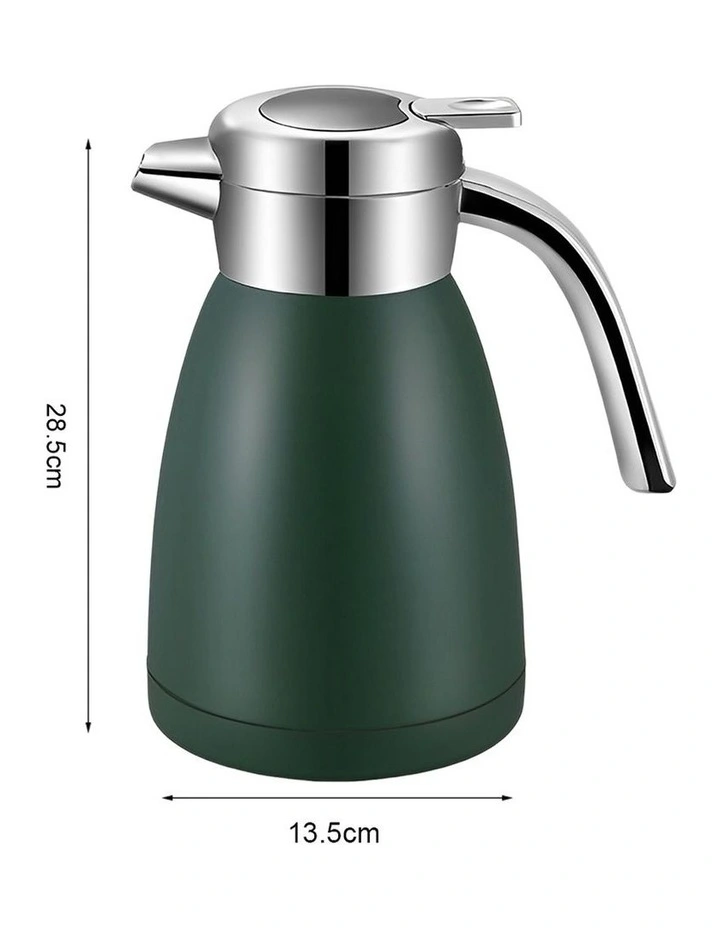 SOGA 2X 2.2L Stainless Steel Insulated Vacuum Flask Water Bottle - Green image 7