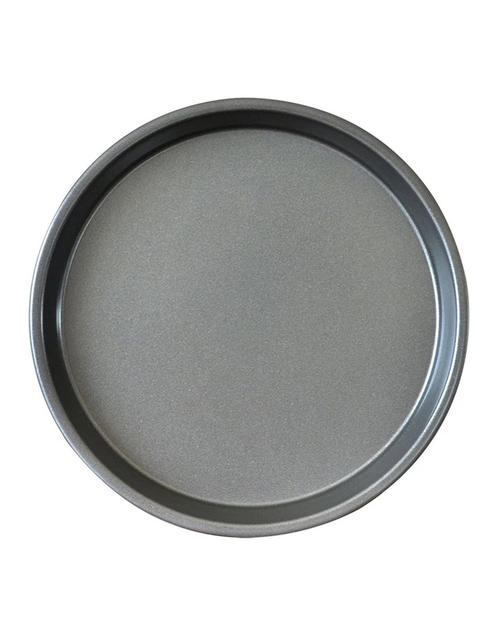 SOGA 7-Inch Black Steel Pizza Tray Round Non-Stick Baking Pan image 1