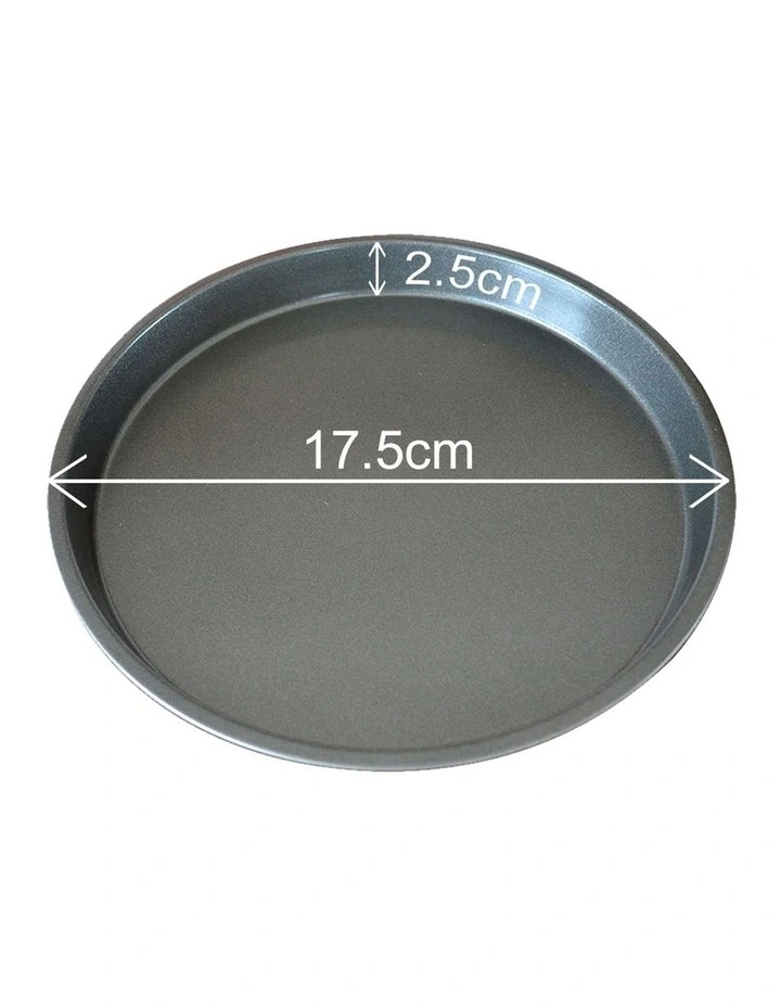 SOGA 7-Inch Black Steel Pizza Tray Round Non-Stick Baking Pan image 5