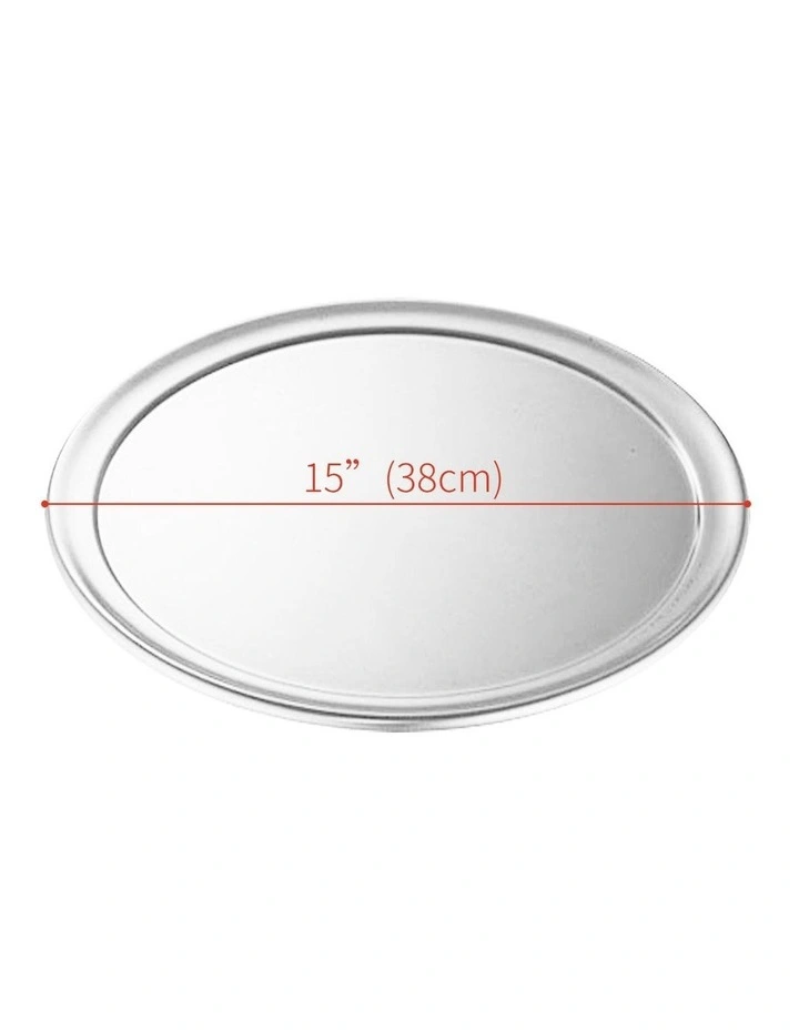SOGA 15-Inch Aluminium Pizza Tray Round Baking Pan image 2
