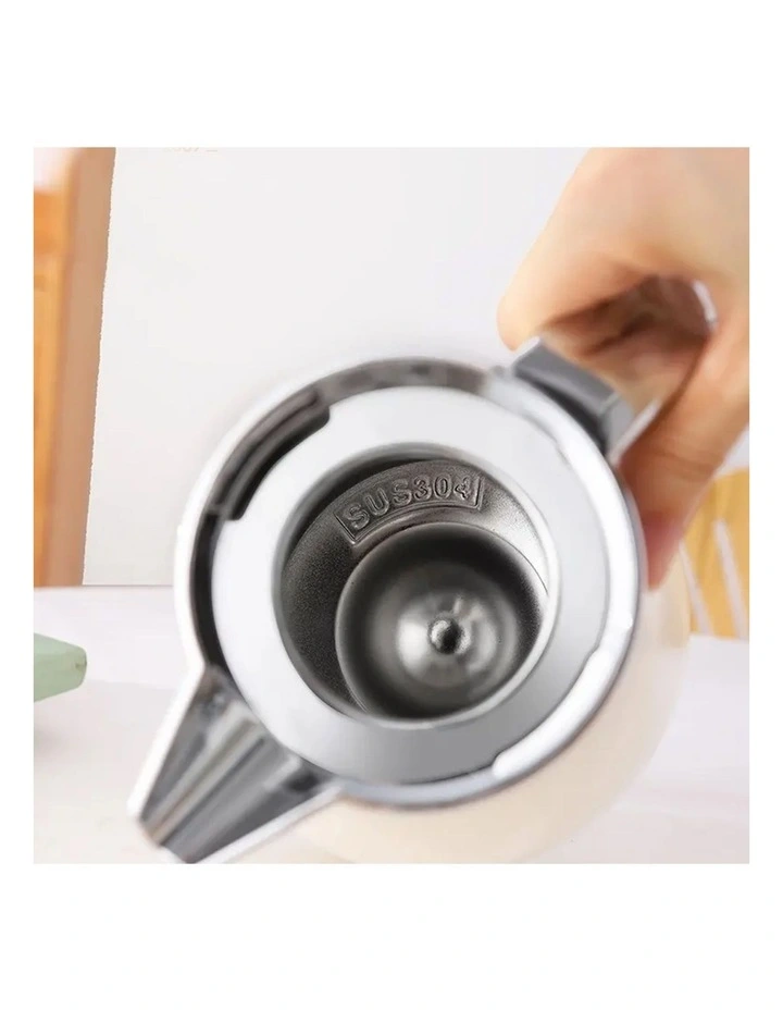 SOGA 2X 1.2LStainless Steel Insulated Vacuum Flask- WHITE image 6