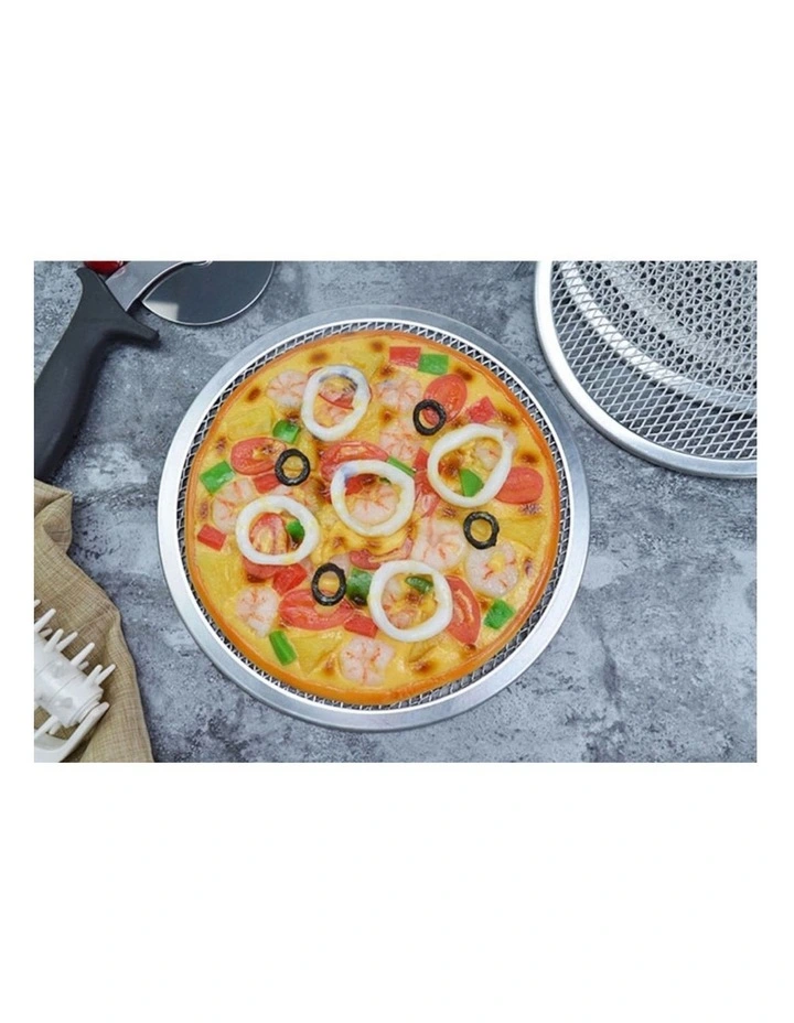 SOGA 10-Inch Aluminium Pizza Screen Non-Stick Round Baking Pan image 7