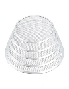 SOGA Round Aluminium Non-Stick Pizza Screen Set