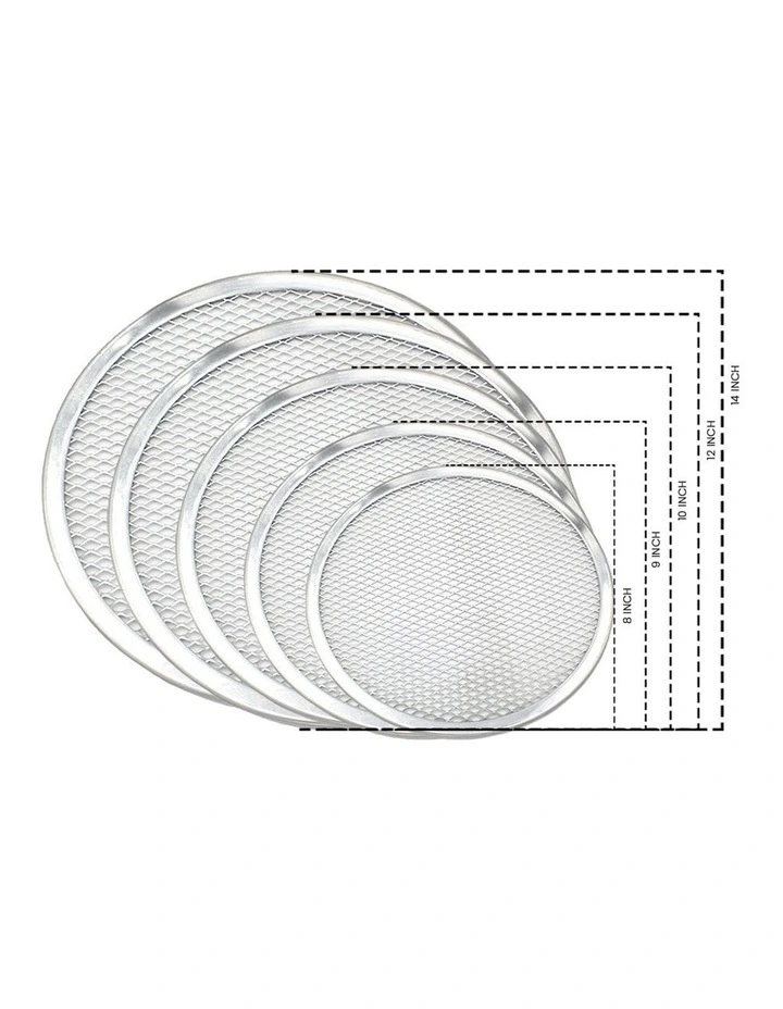SOGA Round Aluminium Non-Stick Pizza Screen Set image 2