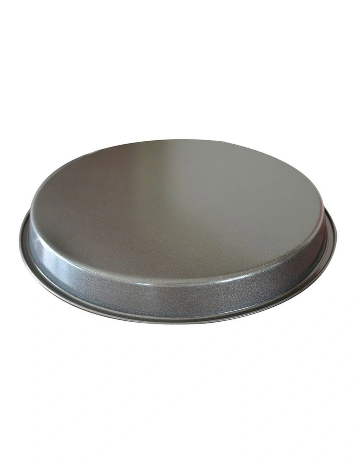 SOGA 2 Pack 8 Inch Round Black Steel Non-Stick Pizza Trays image 2