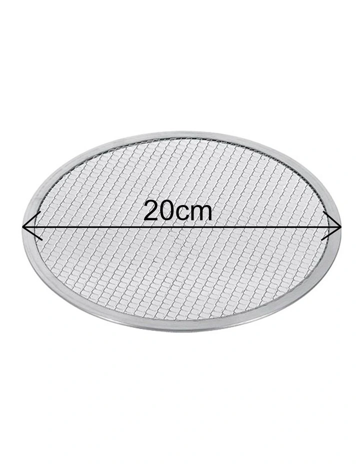 SOGA 2 Pack 8-Inch Aluminium Pizza Screens Seamless Non-Stick Baking Pans image 7