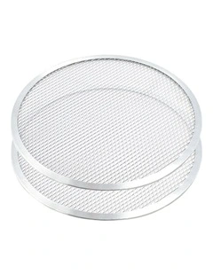 SOGA 2 Pack 12 Inch Round Aluminium Non-Stick Pizza Screens
