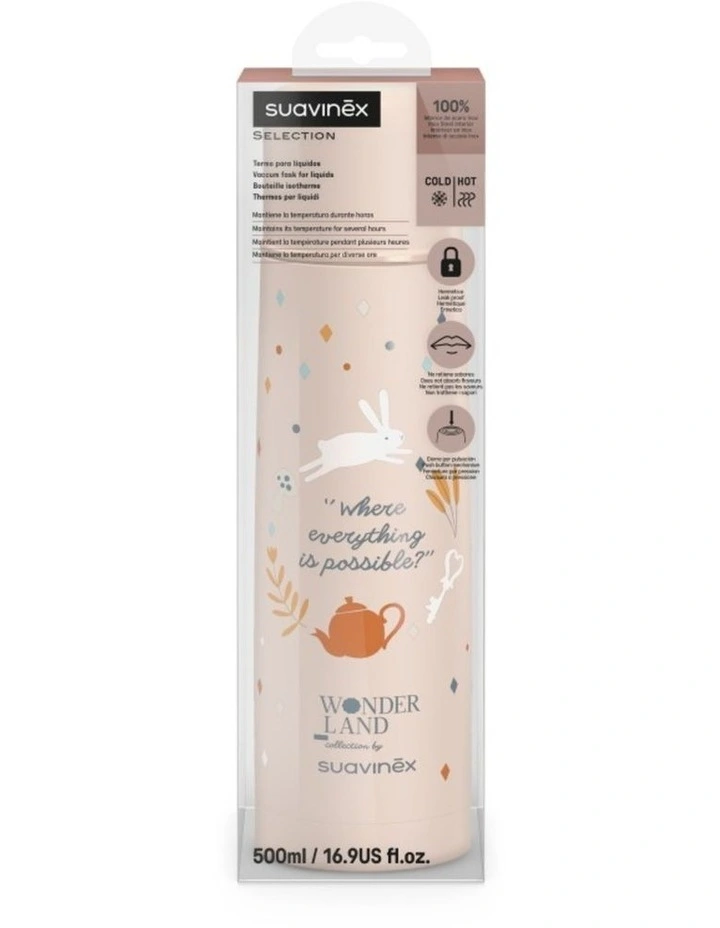 Wonderland Thermos 500ml - Pink image 2
