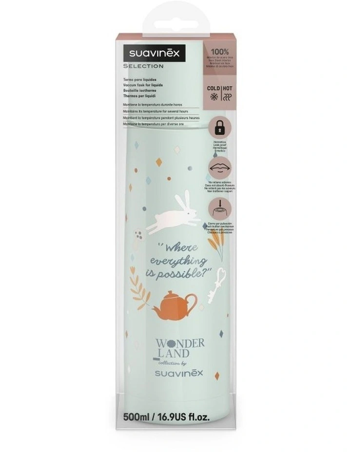 Wonderland Thermos 500ml - Blue Turquoise image 2