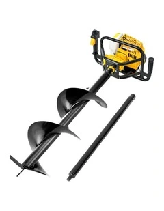Giantz Post Hole Digger 300mm Petrol Drill Auger Extension Bits