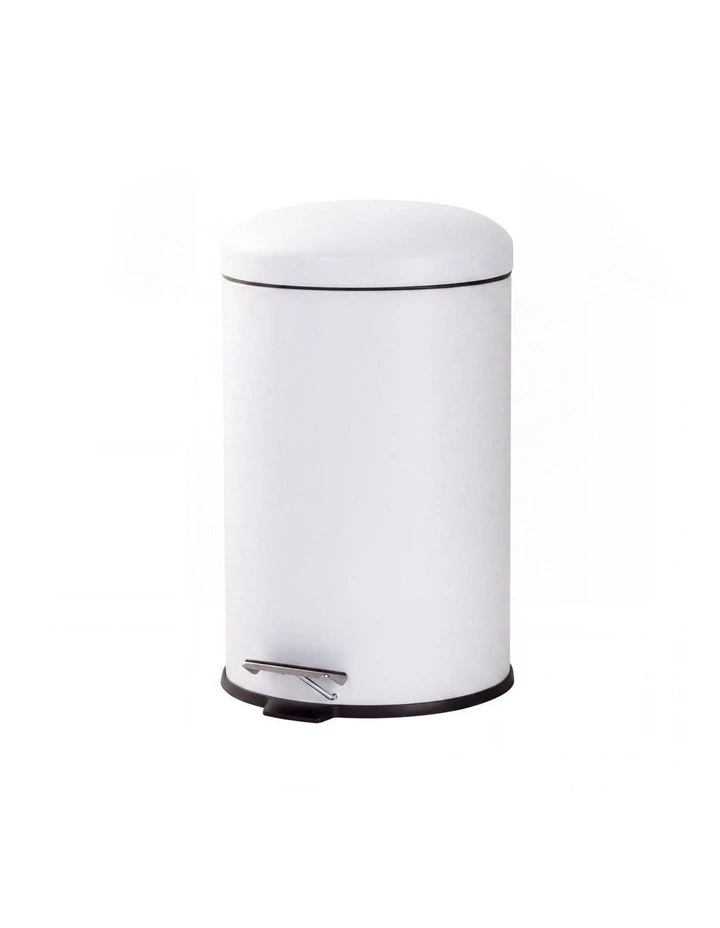 12L Pedal Bin with Stainless Steel and Plastic Construction image 4