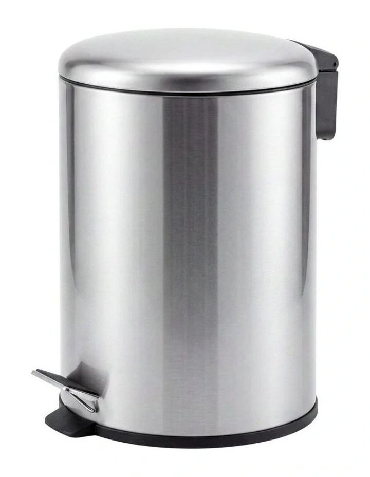 20L Pedal Bin with Stainless Steel and Plastic Construction image 1