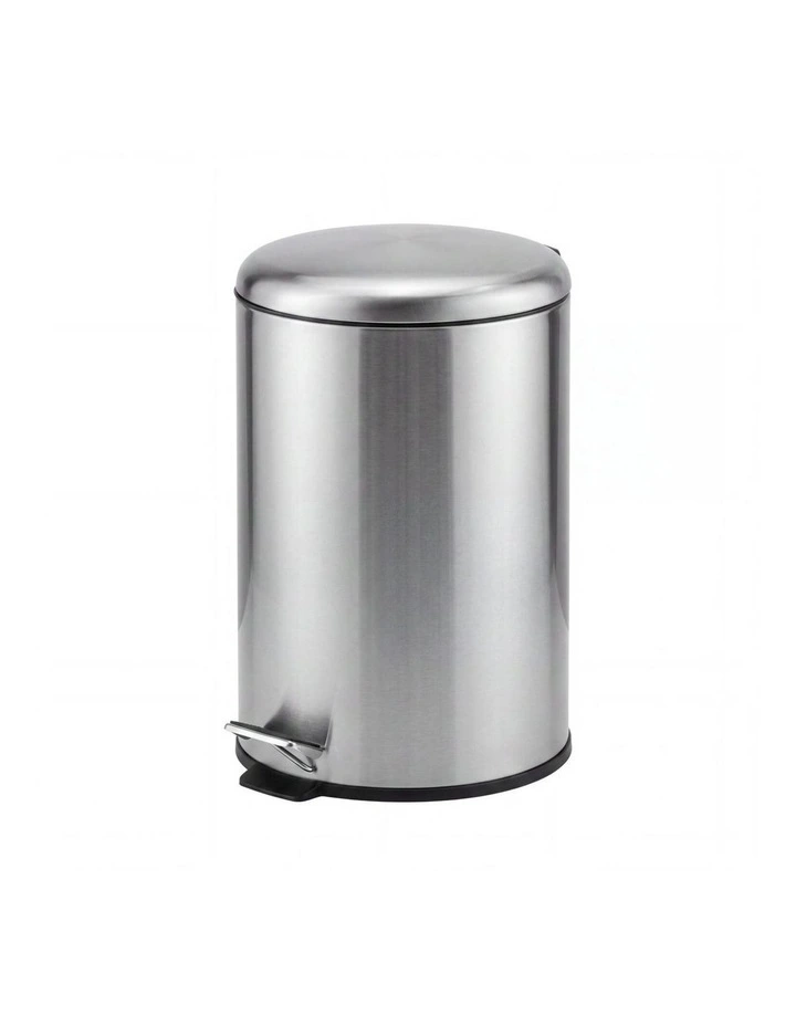 20L Pedal Bin with Stainless Steel and Plastic Construction image 4