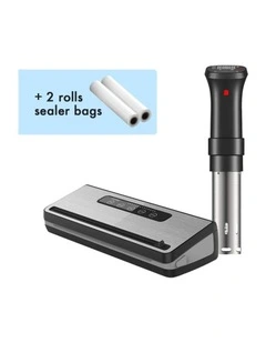 Sous Vide Starter Kit with Vacuum Sealer & Bags