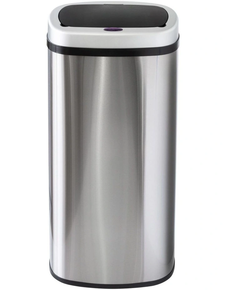 70L Stainless Steel Motion Sensor Rubbish Bin image 1