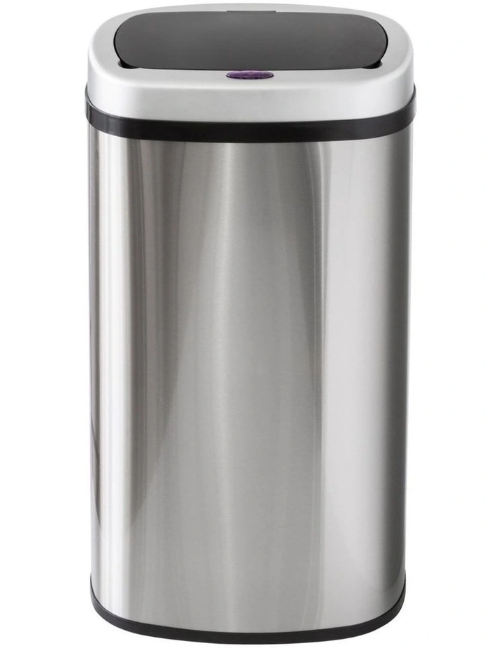 60L Stainless Steel Motion Sensor Rubbish Bin image 1