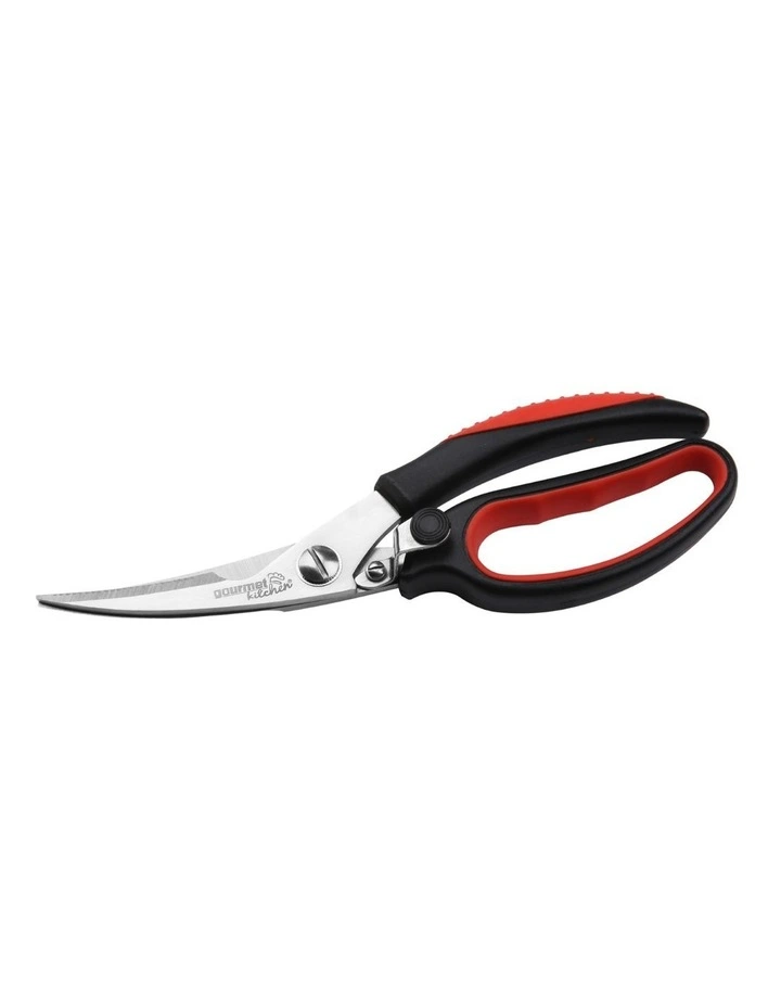 Gourmet Kitchen Multi Purpose Kitchen Scissors (Set of 2) Silver image 3