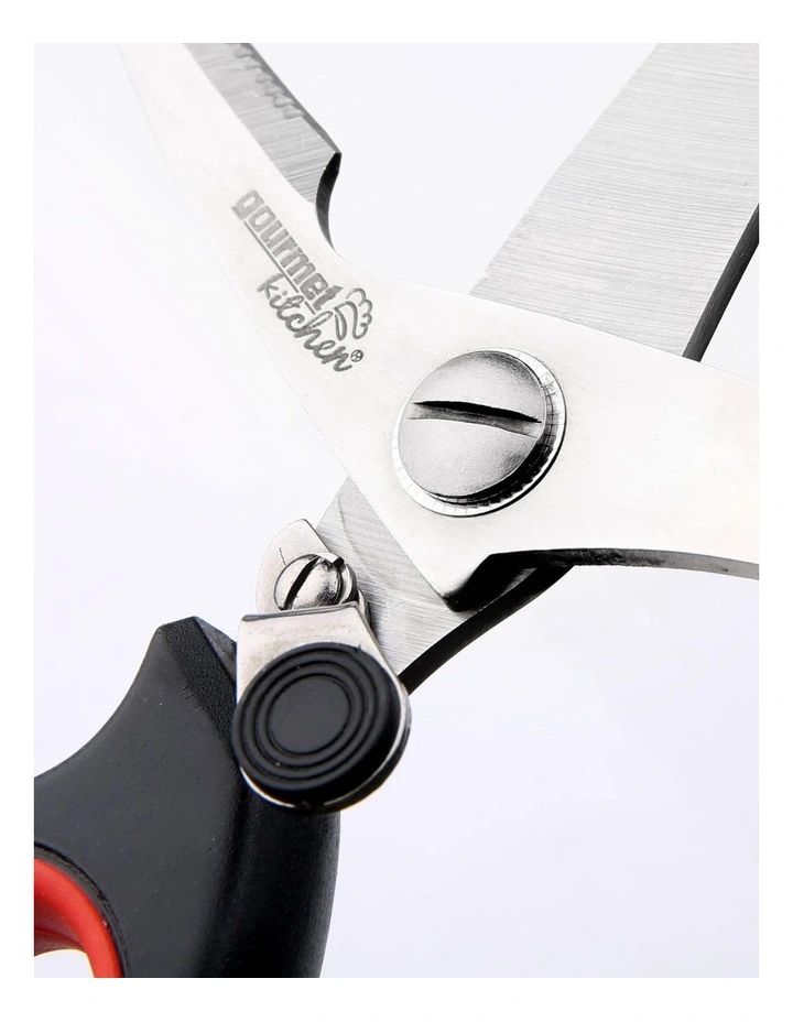 Gourmet Kitchen Multi Purpose Kitchen Scissors (Set of 2) Silver image 7