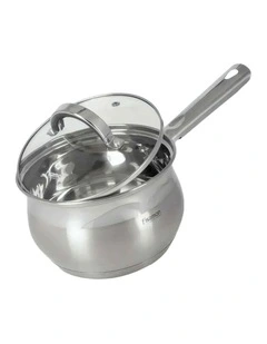 Fissman Saucepan Felina Series Stainless Steel With Glass Lid 2.1L