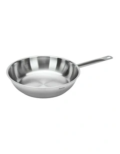 Fissman Stainless Steel High Quality Durable Frying Pan 24x6cm