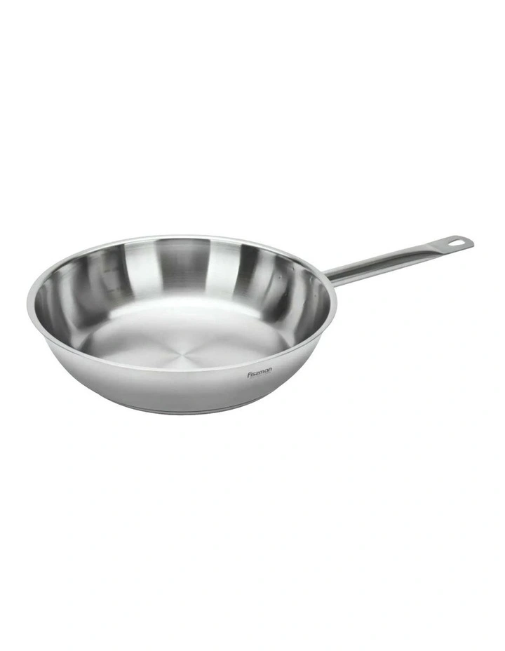 Fissman Stainless Steel High Quality Durable Frying Pan 24x6cm image 1
