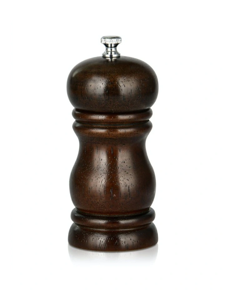 Fissman Pepper Mill Tropical Hardwood Body Stainless Steel Grinder 11x5cm image 1