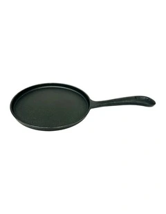 Fissman Non-Stick Cast Iron Crepe Pan Durable Easy-Clean W/ Long Handle 22cm