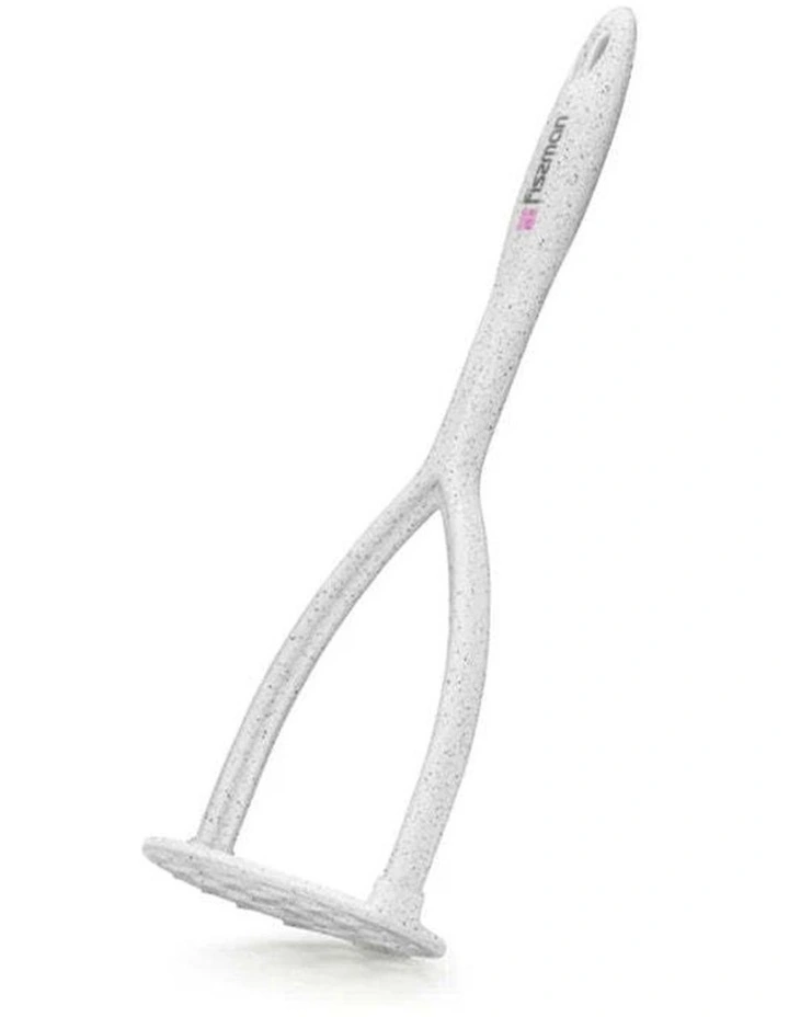 Fissman MAURIS 1447 Silicone Potato Masher Kitchen Tool White image 1