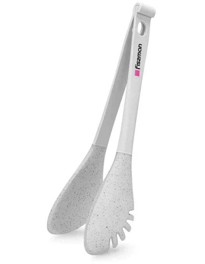 Fissman Silicone Spoon Bianca Series Heat-Resistant Food-Safe Grey 29cm image 1