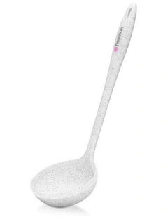 Fissman Silicone Soup Ladle BIANCA Series Heat Resistant White 32cm